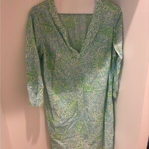 Lilly Pulitzer Green and Blue Swim Coverup